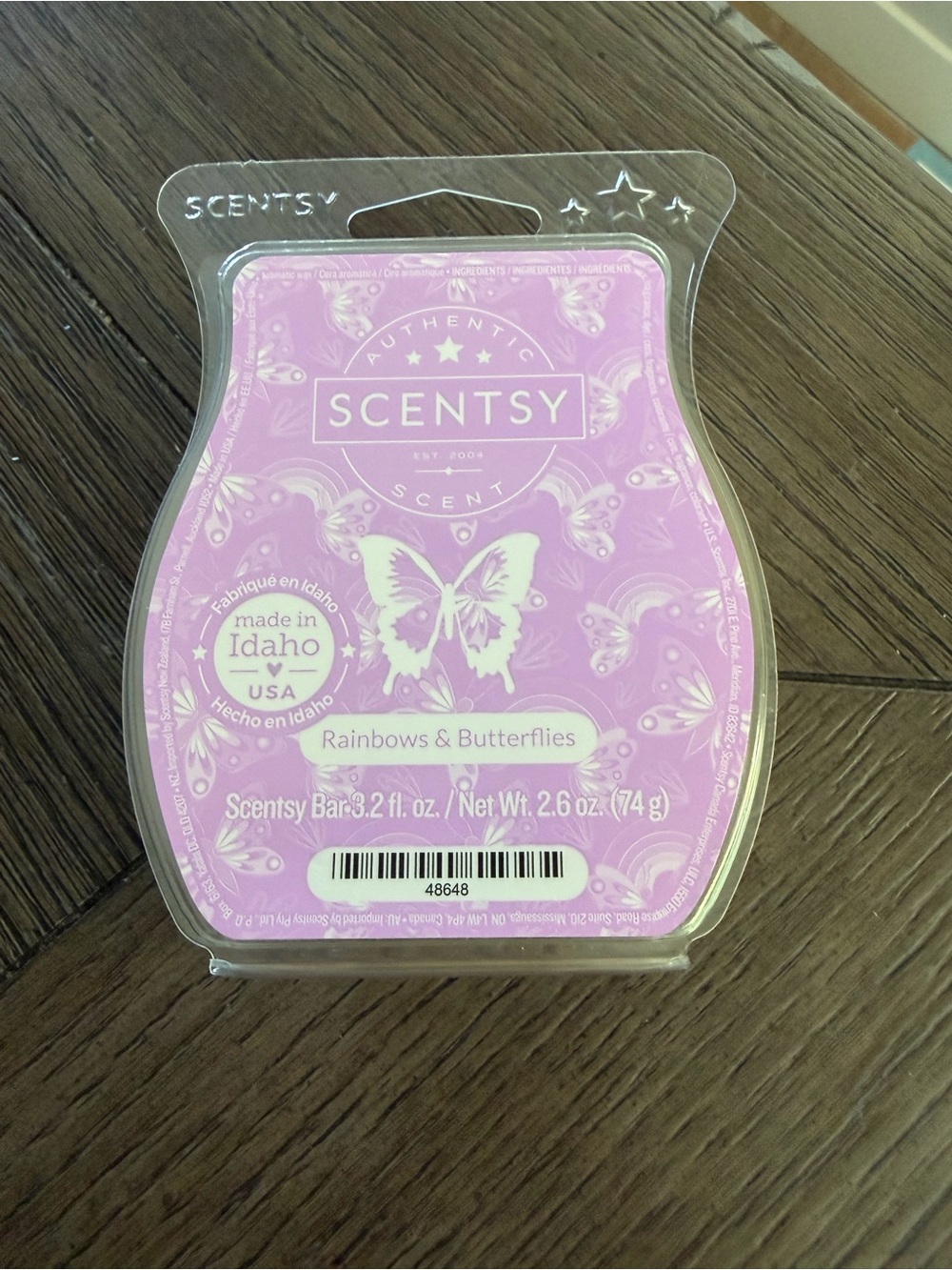 Scentsy Rainbows & Butterflies Wax Bar